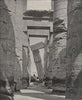 KARNAK. The columns of the Hypostyle Hall. Egypt 1895 old antique print