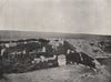 GRANADA. View of the city and the Alhambra. Spain 1895 old antique print