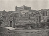 TOLEDO. View from the western approach. Spain 1895 old antique print picture