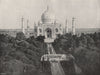 AGRA. The Taj Mahal. India 1895 old antique vintage print picture