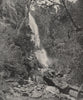 NUWARA-ELIYA. A waterfall near the village. Sri Lanka 1895 old antique print