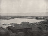 FOOCHOW (FUZHOU) . The River Min, and the great bridge. China 1895 old print