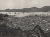 NAGASAKI. Panoramic view of the city. Japan 1895 old antique print picture