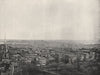 BOSTON. Panorama of the city. Massachusetts 1895 old antique print picture