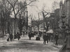 BOSTON. The Mall. Massachusetts 1895 old antique vintage print picture