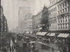 CHICAGO. State Street. Illinois 1895 old antique vintage print picture