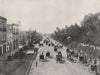 MEXICO CITY. The Avenida Juarez 1895 old antique vintage print picture
