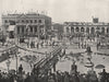 MONTEVIDEO. The great square on a fête day. Uruguay 1895 old antique print