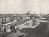 BUENOS AIRES. La Boca. Argentina 1895 old antique vintage print picture