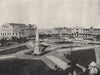 BUENOS AIRES. The Plaza Victoria. Argentina 1895 old antique print picture