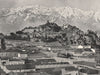 SANTIAGO. The Hill of Santa Lucia, with the Andes in the background. Chile 1895