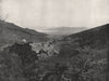 SALT LAKE CITY. Utah Lake, from Circle Point. Utah 1895 old antique print