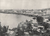 BRISBANE. View of the city and the river. Queensland 1895 old antique print