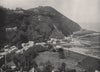 LYNMOUTH. The hill, showing Lynton above. Devon 1895 old antique print picture