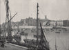 MARGATE. The harbour and the jetty. Kent 1895 old antique print picture