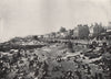 BRIGHTON. A long stretch of the beach. Sussex 1895 old antique print picture