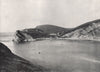 LULWORTH. Lulworth Cove and village. Dorset 1895 old antique print picture