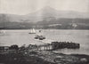 ARRAN. Brodick Pier and Goatfell. Scotland 1895 old antique print picture