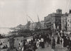 HASTINGS. The front, showing pier. Sussex 1895 old antique print picture