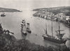 FOWEY. Entrance to the harbour. Cornwall 1895 old antique print picture