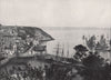 BRIXHAM. The lower town, showing fishing fleet. Devon 1895 old antique print