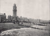 HERNE BAY. The front, showing Clock Tower. Kent 1895 old antique print picture