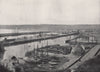 JERSEY. St. Helier. Channel Islands 1895 old antique vintage print picture