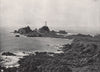 JERSEY. La Corbière rock and lighthouse. Channel Islands 1895 old print