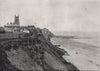CROMER. Showing the church on the cliffs. Norfolk 1895 old antique print