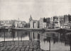 GUERNSEY. The old harbour. Channel Islands 1895 antique print picture