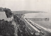 SANDOWN. From the cliffs. Isle of Wight 1895 old antique vintage print picture