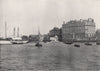 HARWICH. The quay and Great Eastern Hotel. Essex 1895 old antique print