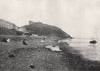 CRICCIETH. View of the beach and the castle. Wales 1895 old antique print