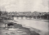 LYMINGTON. The bridge and the town, from the river. Hampshire 1895 old print