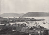 GOUROCK. The town and the harbour. Scotland 1895 old antique print picture