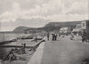 SIDMOUTH. The Promenade and beach. Devon 1895 old antique print picture