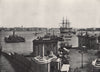 PORTSMOUTH HARBOUR. Showing Nelson's battleship, 