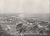 RAMSEY. From the Albert Tower. Isle of Man 1895 old antique print picture