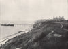 TOTLAND BAY. An excursion steamer at the pier. Isle of Wight 1895 old print