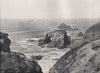LAND'S END. Showing the Longships Lighthouse. Cornwall 1895 old antique print