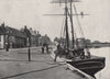 WELLS-NEXT-THE-SEA. The quay. Norfolk 1895 old antique vintage print picture