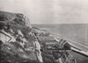 ST. MARGARET'S BAY. The hotel, from the Cliffs. Kent 1895 old antique print