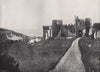 MANORBIER. The castle. Wales 1895 old antique vintage print picture