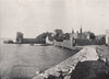 BRANKSEA (BROWNSEA) ISLAND. General view of the castle. Dorset 1895 old print