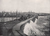 ARBROATH. From the harbour. Scotland 1895 old antique vintage print picture