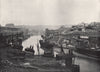 SUNDERLAND. Looking up the river from the bridge. Durham 1895 old print