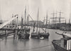 NEWHAVEN. In the harbour. Sussex 1895 old antique vintage print picture