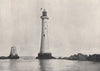 THE EDDYSTONE LIGHTHOUSE. Showing the rocks. Devon 1895 old antique print