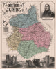 EURE-ET-LOIR département. Chartres Nogen-le-Rotrou Marceau. VUILLEMIN 1879 map