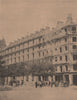 PARIS COMMUNE 1871 Barricade de l'Avenue Victoria apres armée Versailles c1873